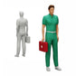 Diorama Modellbau Produktfoto 2: Diorama Figuren-Set: Klinik, Chirurgie und Rettungsdienst Figuren-Set (Nr. S46)