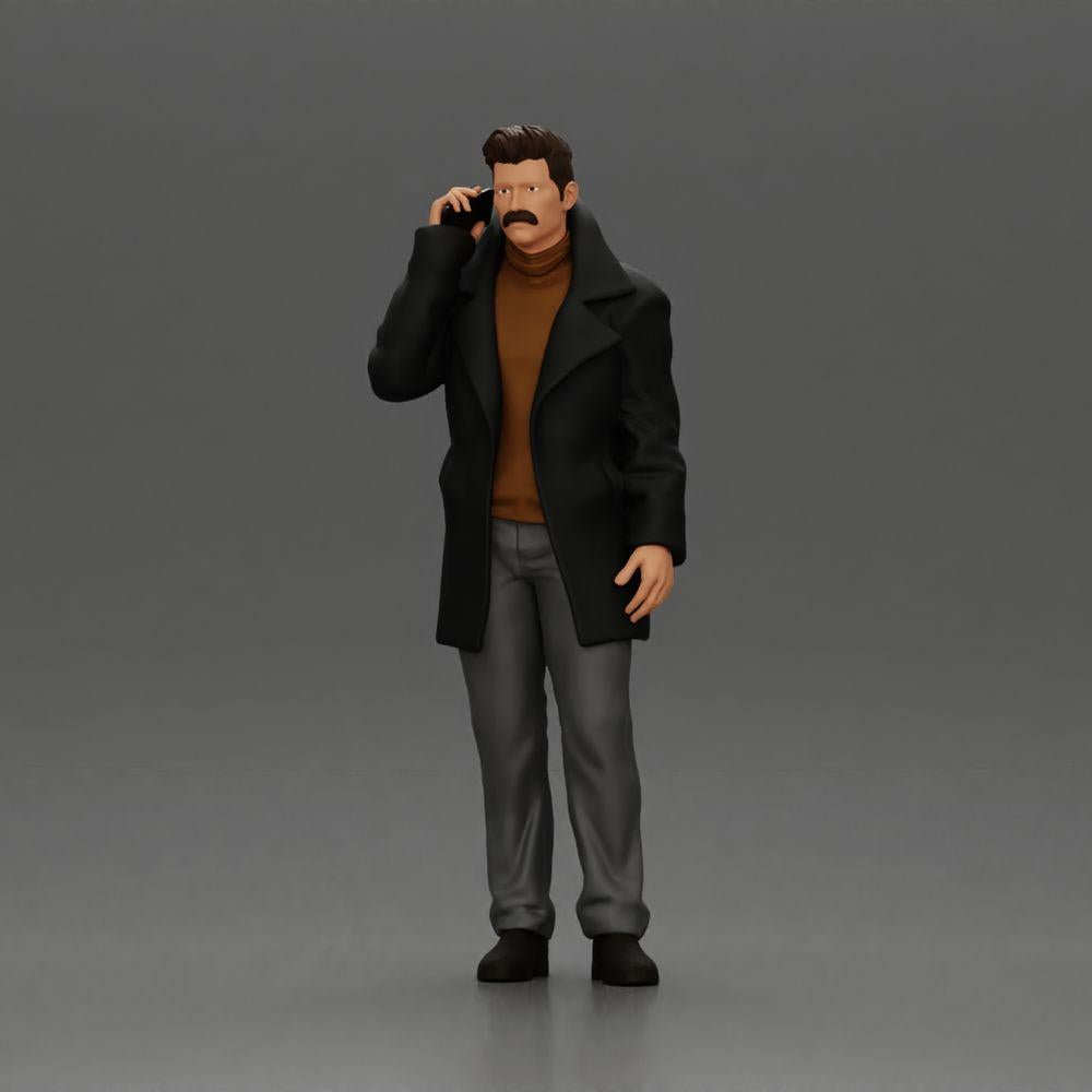 Diorama Modellbau Produktfoto 2: Diorama Figuren-Set: Männer im modernen Stadtleben (Nr. S118)