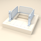 Foto prodotto per modellismo diorama 2: miniatura da diorama di cantiere: transenne e barriere stradali (h0_46)