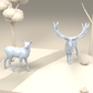 Diorama Modellbau Produktfoto 2: Diorama Miniatur Wildtiere: Hirsch und Hirschkuh (h0_47)