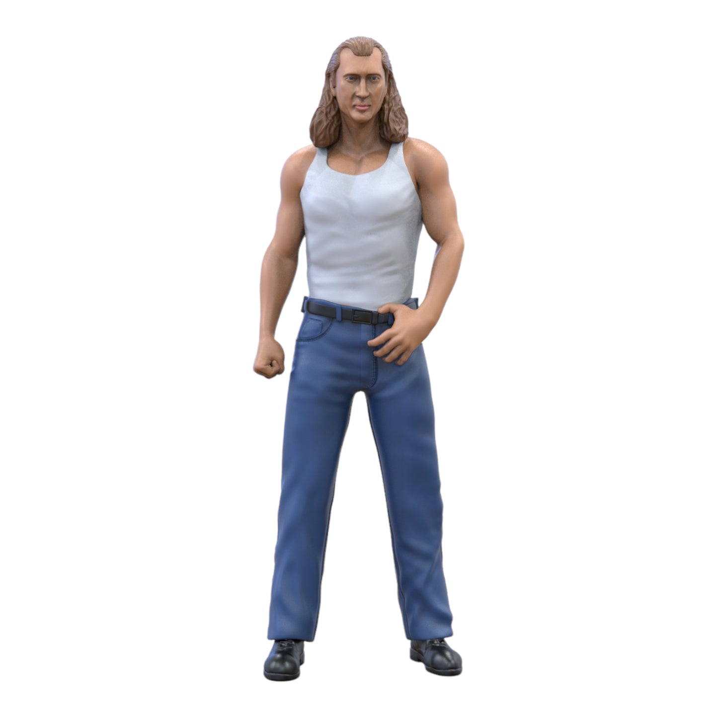 Produktfoto Diorama und Modellbau Miniatur Figur: Mann in Unterhemd