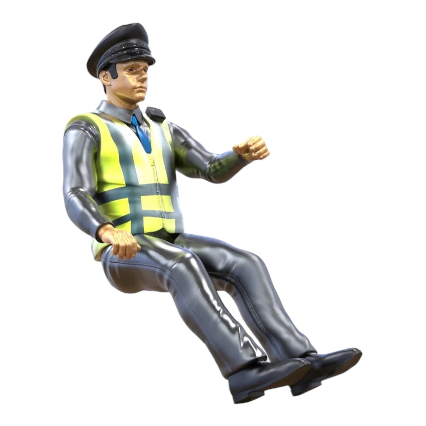Diorama Modellbau Produktfoto 4: Diorama Figuren-Set: Verkehrspolizei und Straßenkontrolle (Nr. S96)