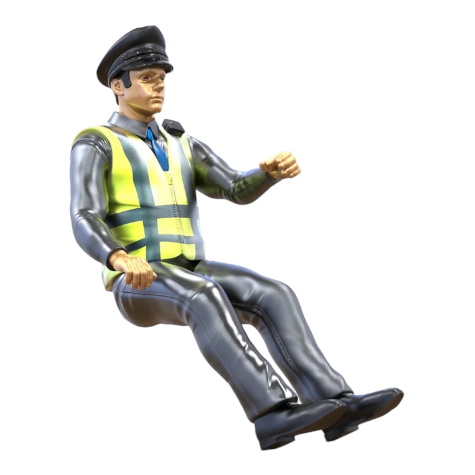 Diorama Modellbau Produktfoto 4: Diorama Figuren-Set: Verkehrspolizei und Straßenkontrolle (Nr. S96)