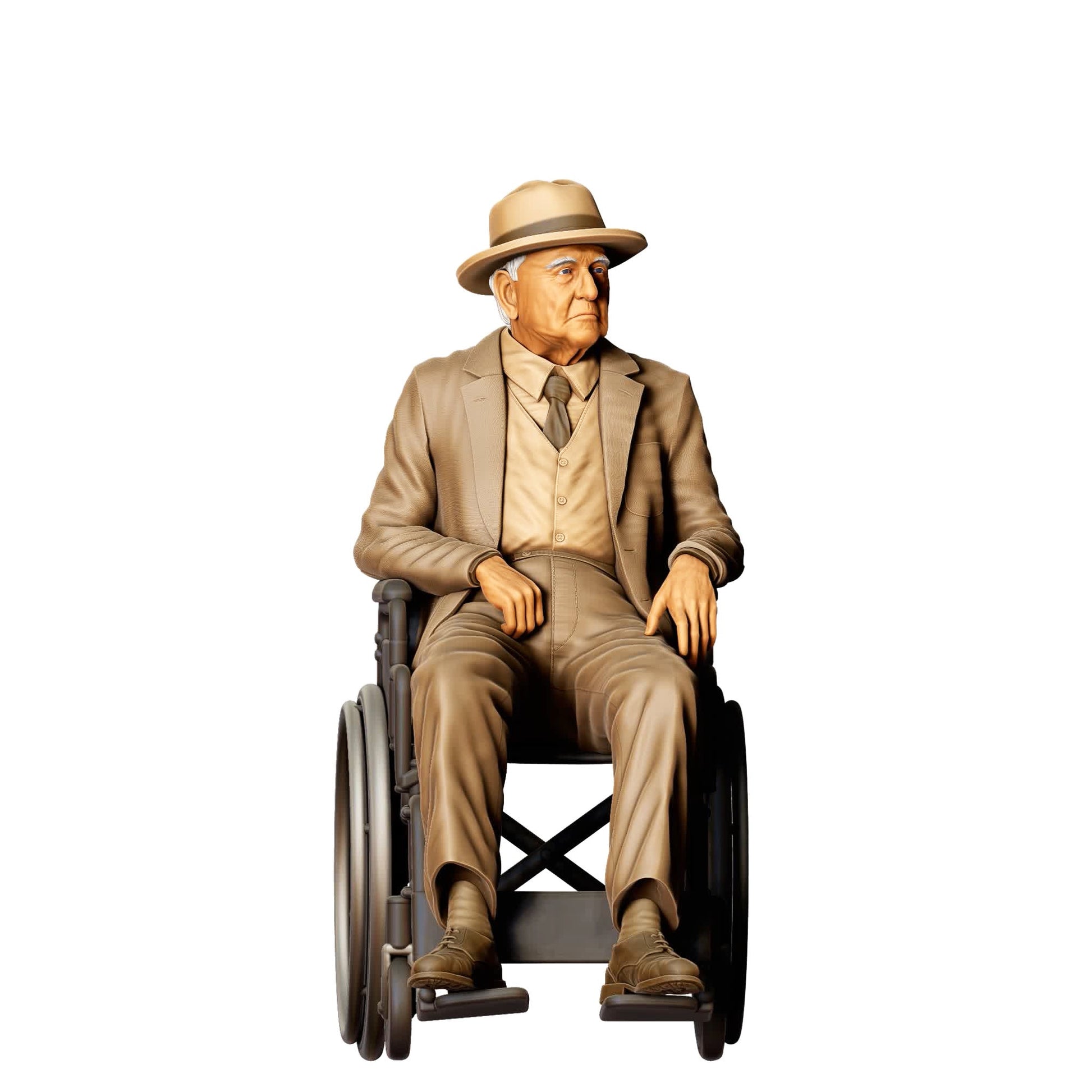 Foto prodotto di modellismo per diorami 0: set di figure da diorama: persone in sedia a rotelle nella vita quotidiana (n. S59)