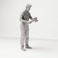 Diorama Modellbau Produktfoto 3: Diorama Figuren-Set: Karosserie- und Lackierwerkstatt (Nr. S110)