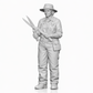 Diorama Modellbau Produktfoto 4: Diorama Figuren-Set: Gärtner, Gartenarbeit und Landleben Figuren-Set