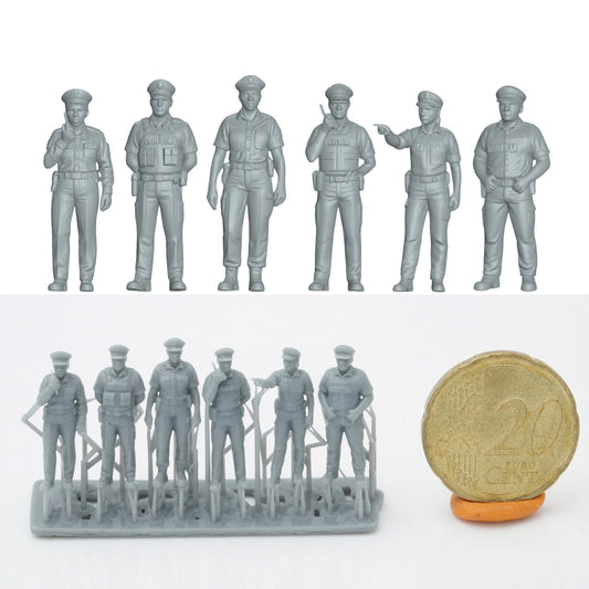 Produktfoto Figur H0, 1:72 - 0: Polizei Figuren Set (6 Figuren)