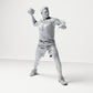 Diorama Modellbau Produktfoto 0: Stehende Figur: Sportler in Wurfpose mit Ball in der rechten Hand (B041)