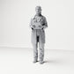 Diorama Modellbau Produktfoto 0: Stehende Figur: Ärztin mit Klemmbrett & Stethoskop (B044)