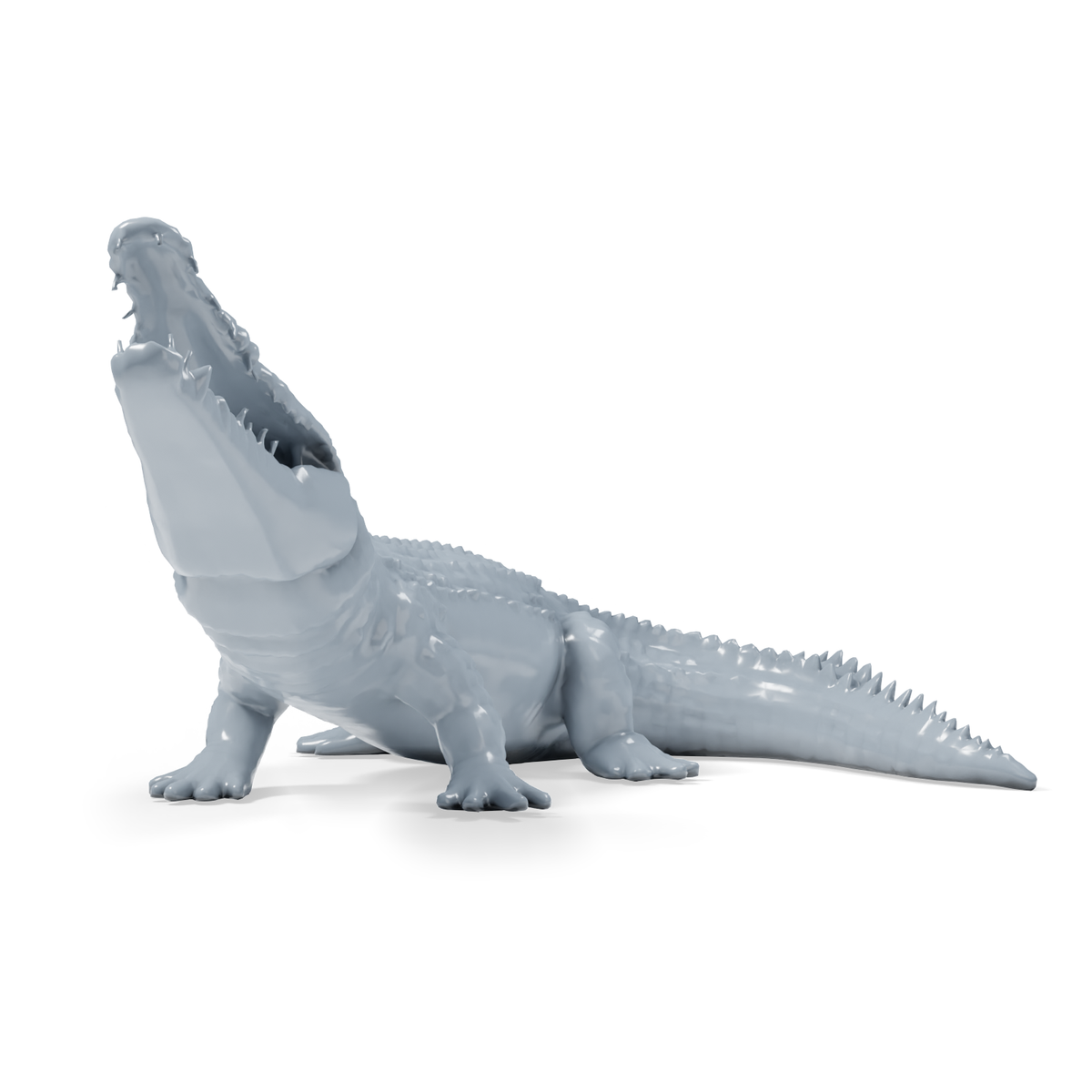 Diorama Modellbau Produktfoto 3: Diorama Miniatur Reptilien: Zwei Krokodile in unterschiedlichen Posen (h0_49)