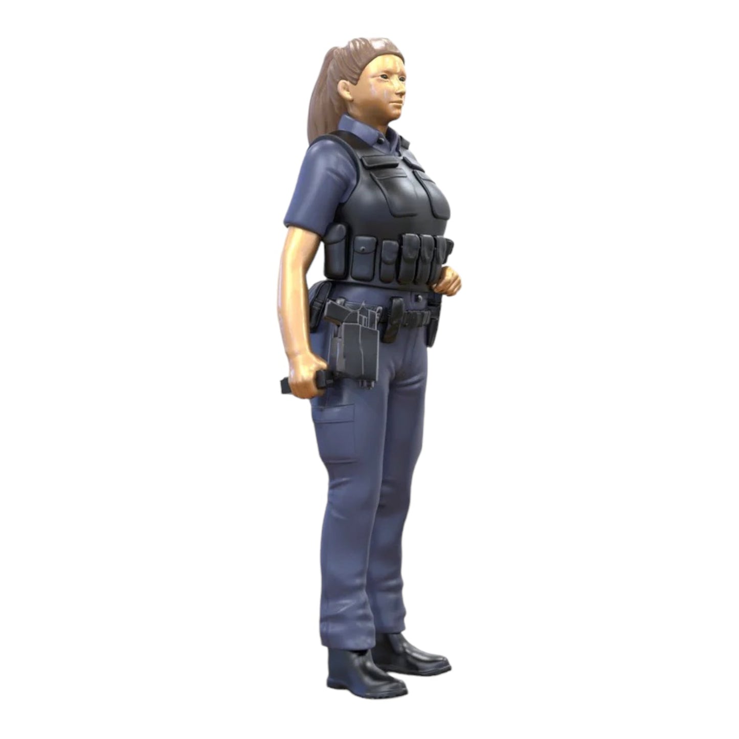 Diorama Modellbau Produktfoto 5: Diorama Figuren-Set: Klassisches Polizeiteam (Nr. S95)