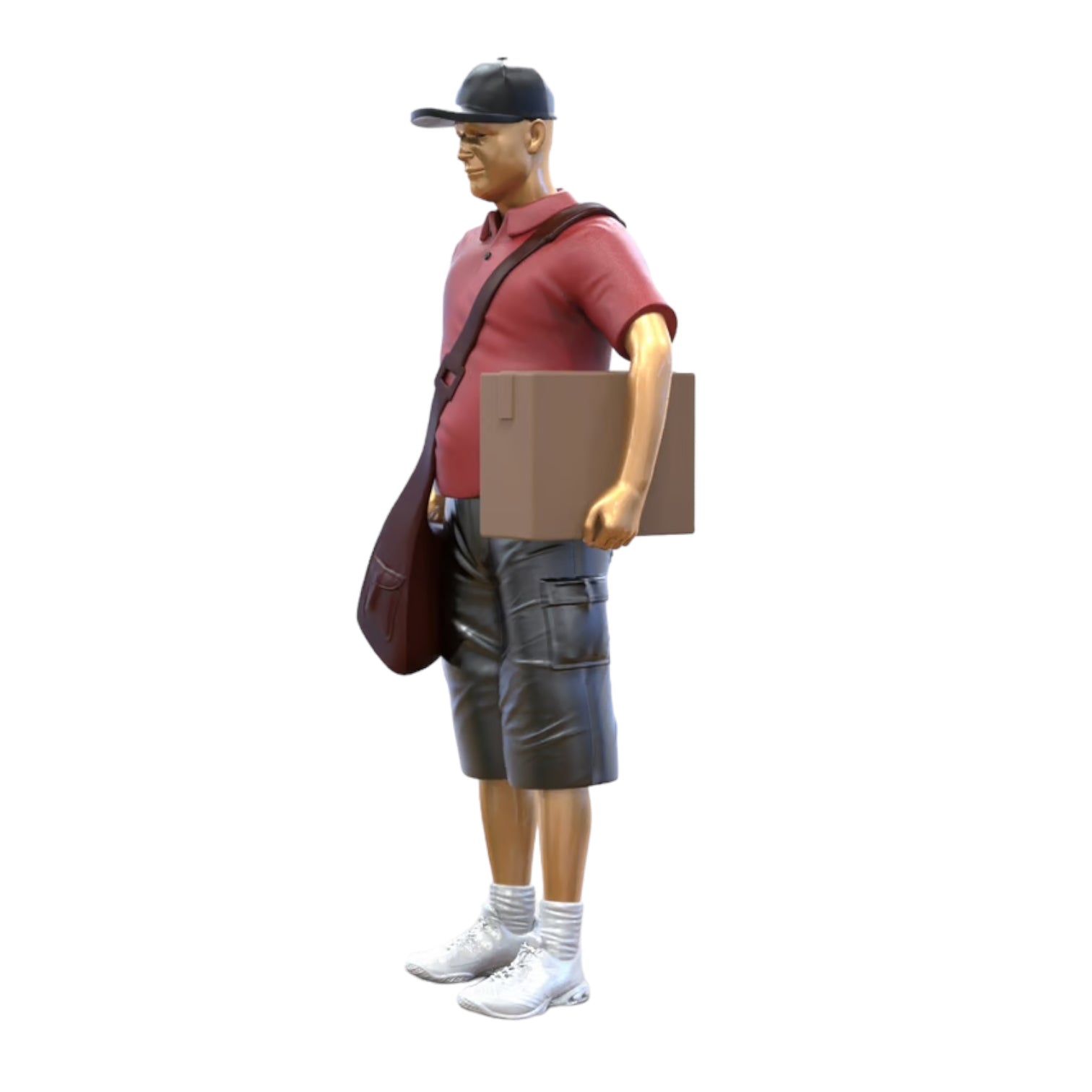 Diorama Modellbau Produktfoto 5: Diorama Figuren-Set: Reisende und Zusteller (Nr. S112)