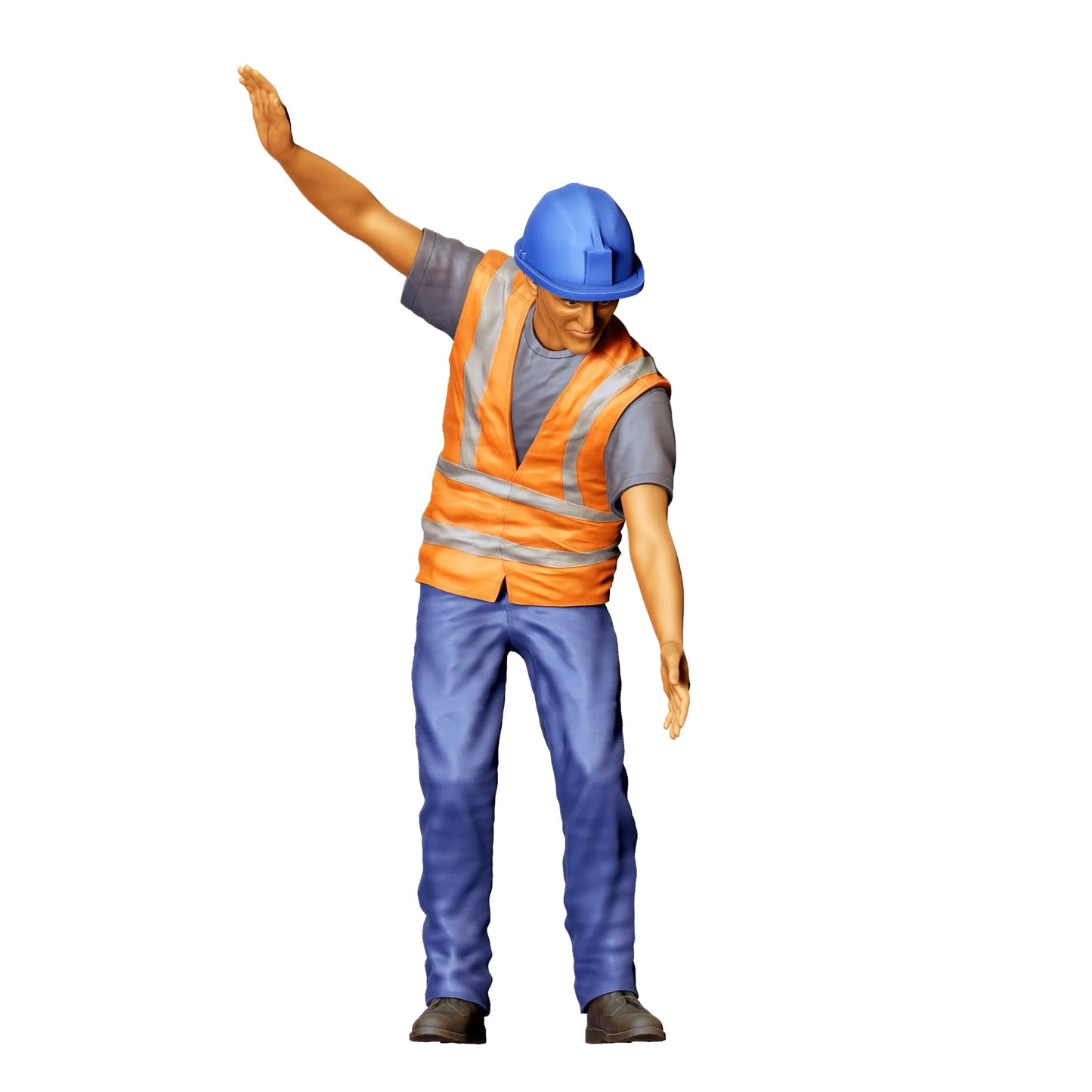 Diorama Modellbau Produktfoto 1: Diorama Figuren-Set: Gleisarbeiter und Bahninstandhaltung Figuren-Set (Nr. S44) - 4 Figuren