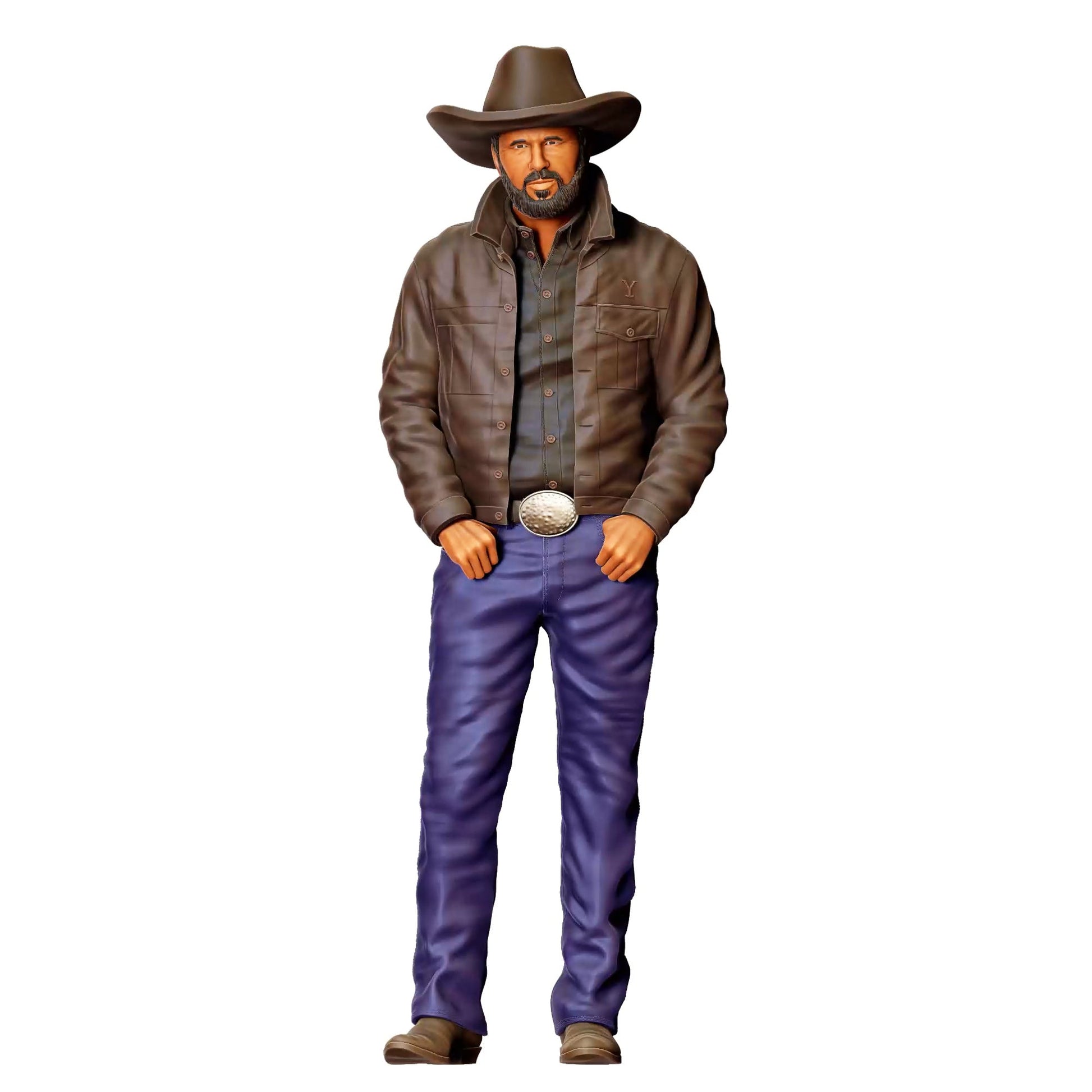 Foto prodotto diorama modellismo 4: set di figure per diorama: cowboy e cowgirl (n. S76)