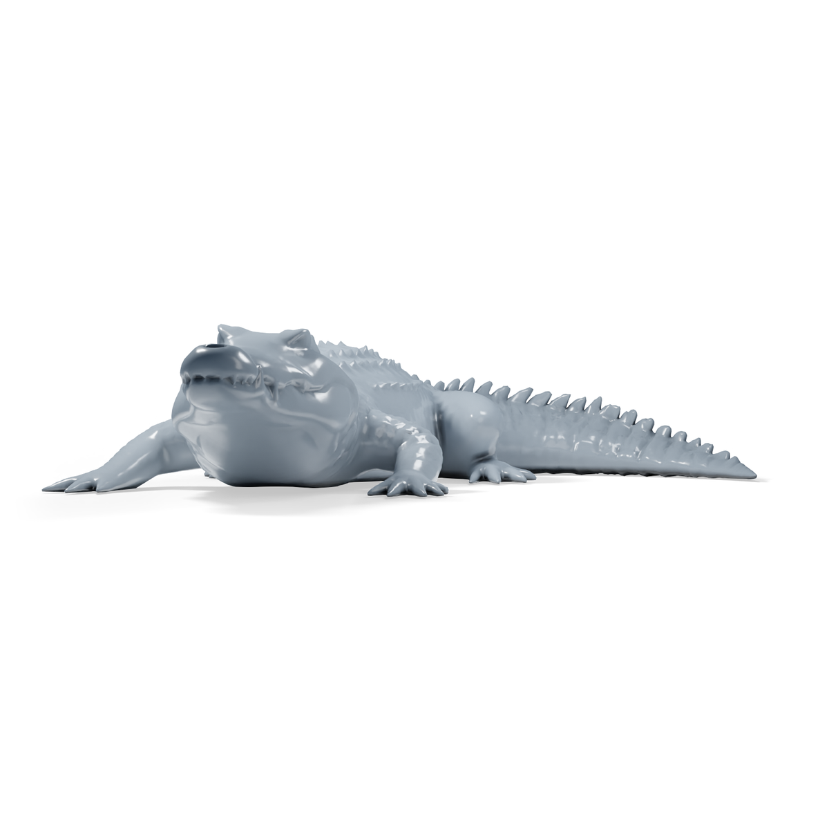 Diorama Modellbau Produktfoto 4: Diorama Miniatur Reptilien: Zwei Krokodile in unterschiedlichen Posen (h0_49)