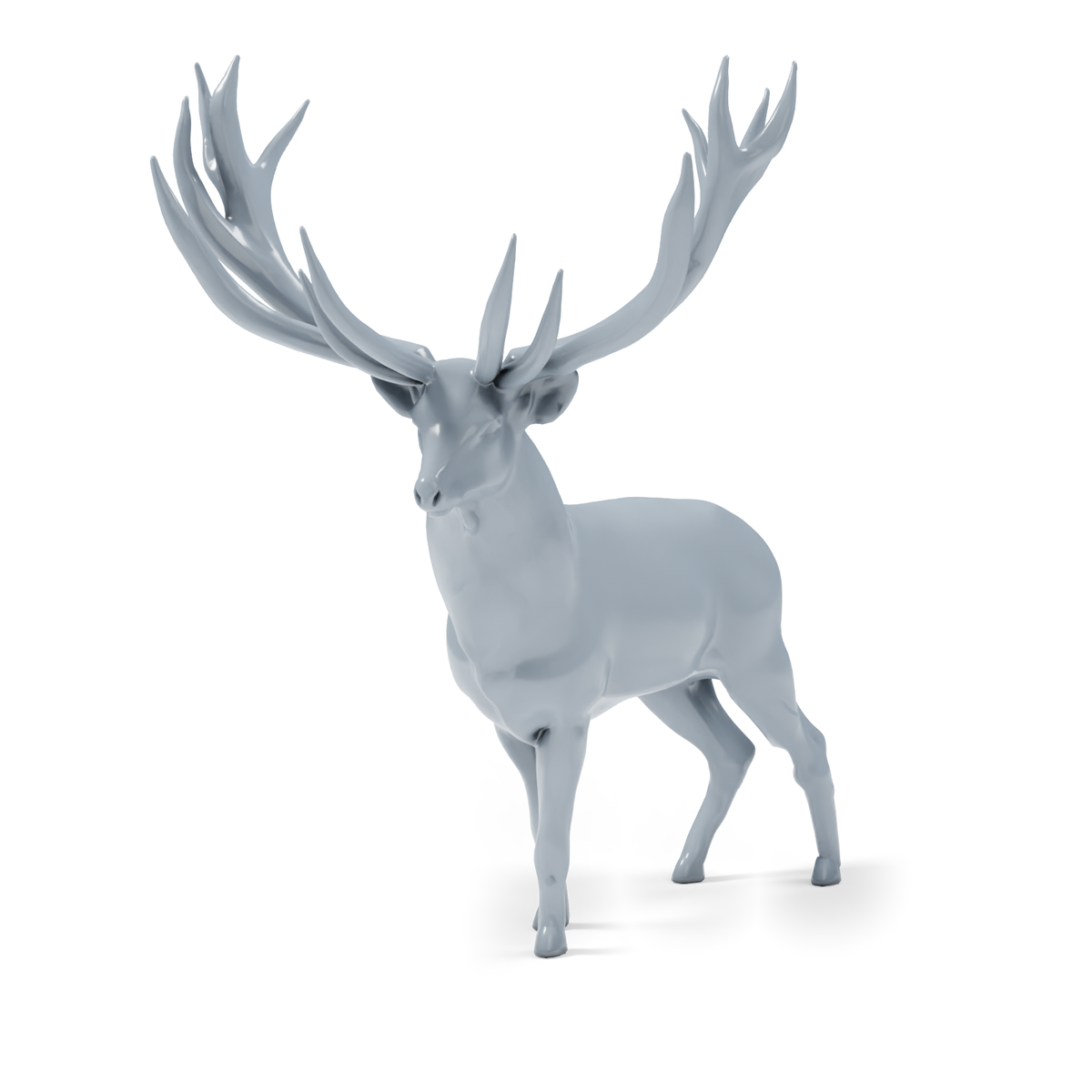 Diorama Modellbau Produktfoto 4: Diorama Miniatur Wildtiere: Hirsch und Hirschkuh (h0_47)