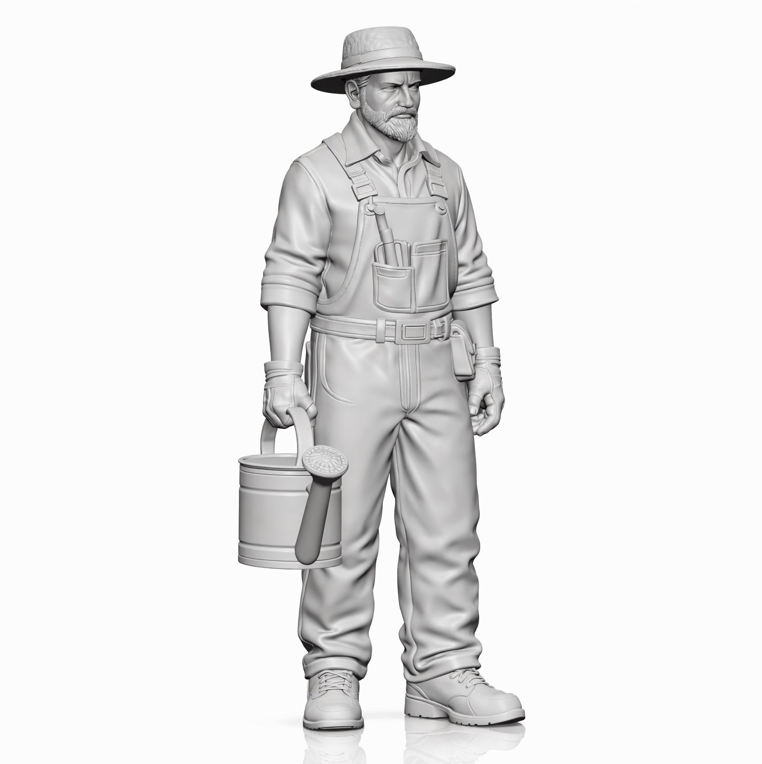 Diorama Modellbau Produktfoto 7: Diorama Figuren-Set: Gärtner, Gartenarbeit und Landleben Figuren-Set