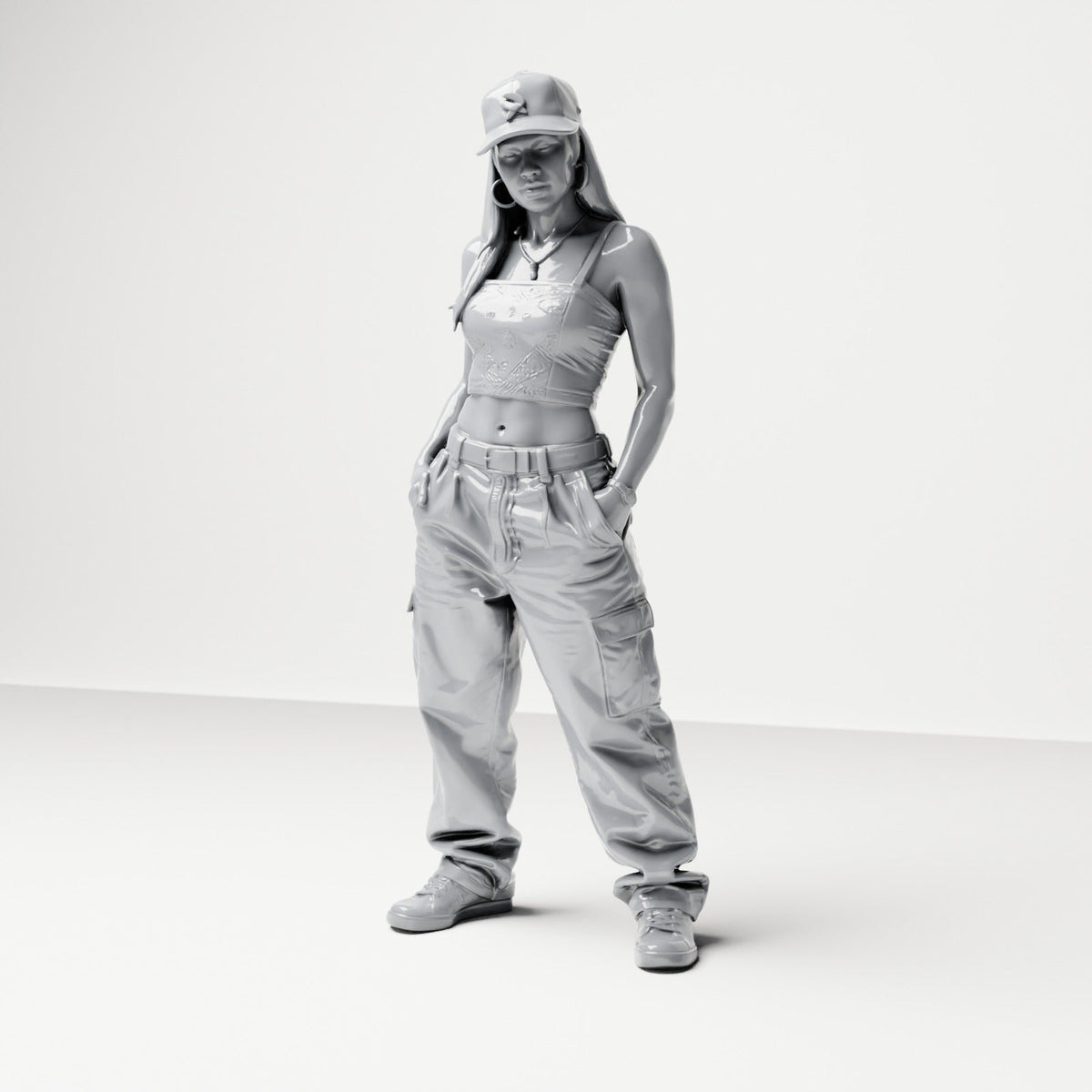 Foto de produto de modelismo para diorama 6: conjunto de figuras para diorama Hip-Hop, Urban e Streetwear