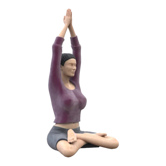 Produktfoto Diorama und Modellbau Miniatur Figur: Yoga Frau