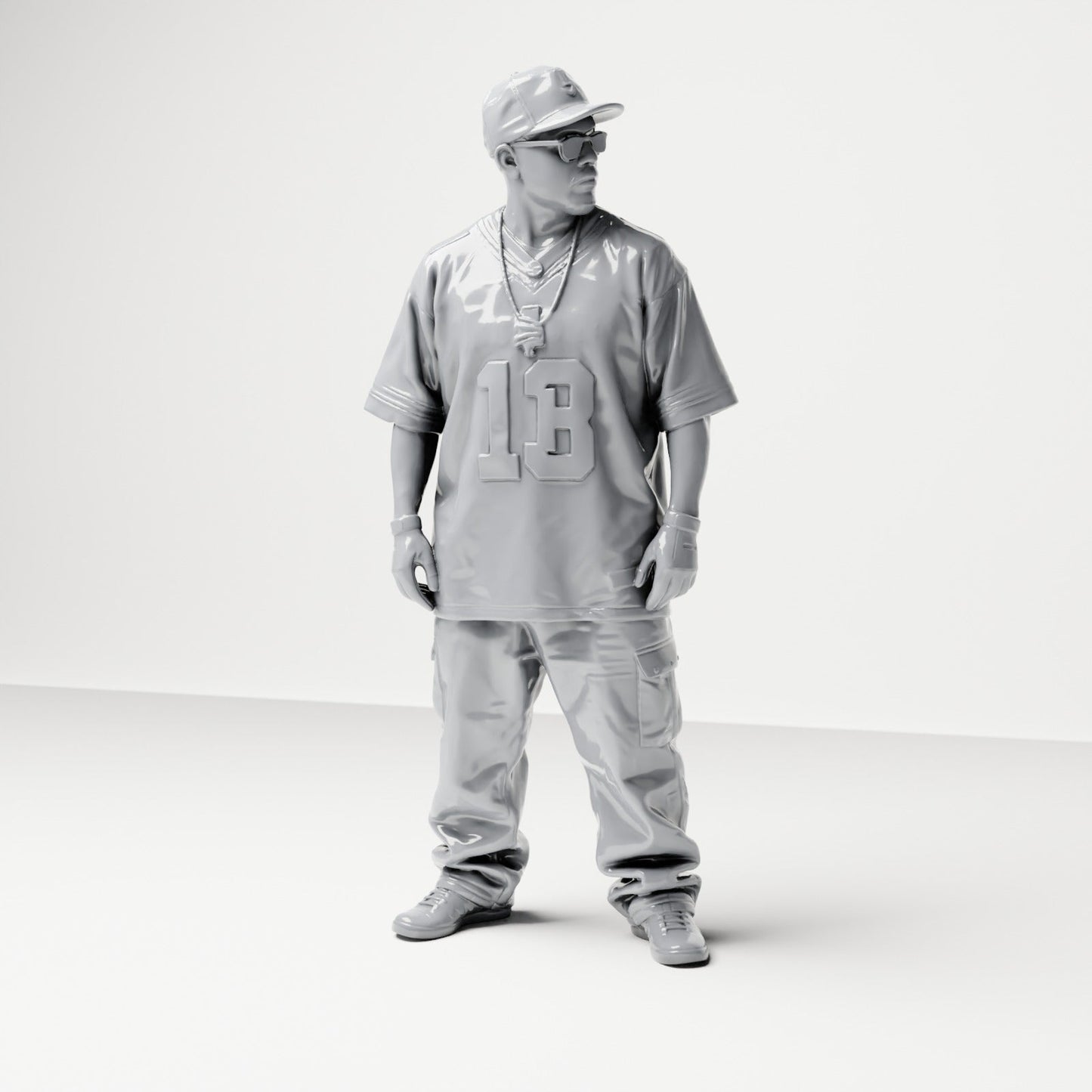 Foto de produto de modelismo de diorama 7: conjunto de figuras de Hip-Hop, Urban e Streetwear
