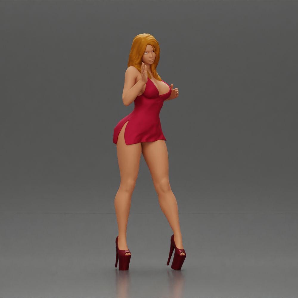 Foto prodotto diorama 8: set di figure per diorama: Fashion Models e passerella (n. S87)