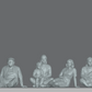 Produktfoto Figur H0, 1:72 - 0: Picknick im Park, sitzende Figuren Set (6 Figuren)