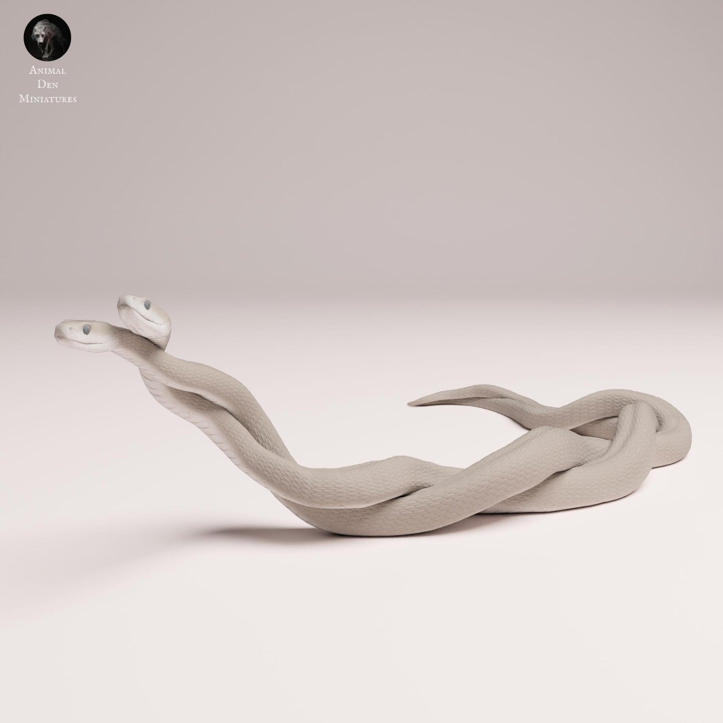 Foto do produto de figura de animal em diorama, modelismo: 0: Figuras de animais da selva: Casal de Mambas Negras (Ref 25_08_11)