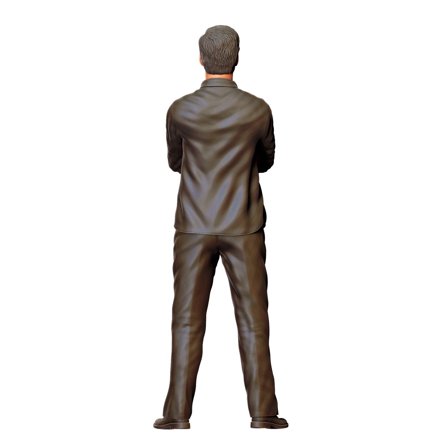3DP Miniatures 3: Stehende Figur: Person mit verschränkten Armen in Hemd & Hose (Ref. Nr. 472)