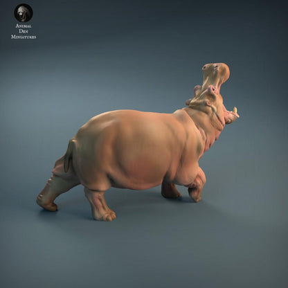 Produktfoto Tierfigur Animal Den Miniatures 2: Wildtier Tierfigur: Wütendes Nilpferd (21_12_04)