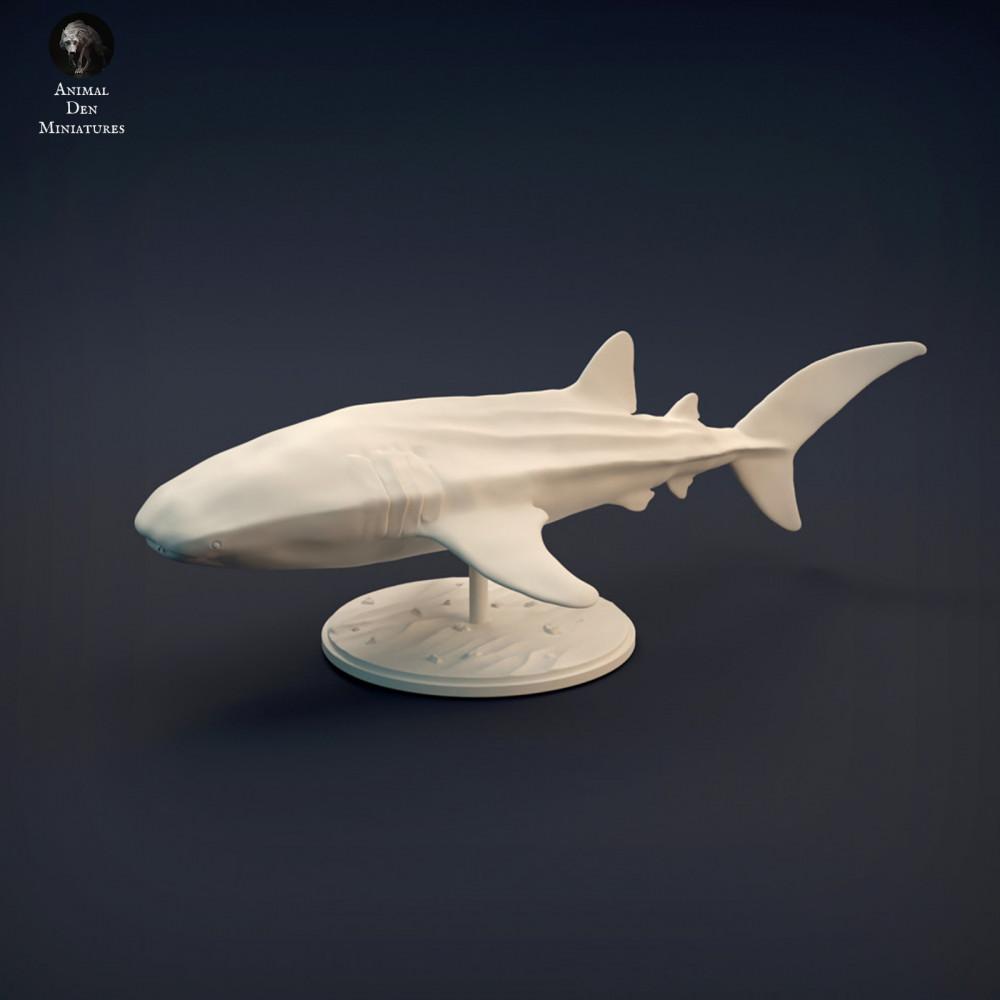 Produktová fotografie figurky zvířete Animal Den Miniatures 0: Figurka mořského živočicha: žralok obrovský (22_02_01)