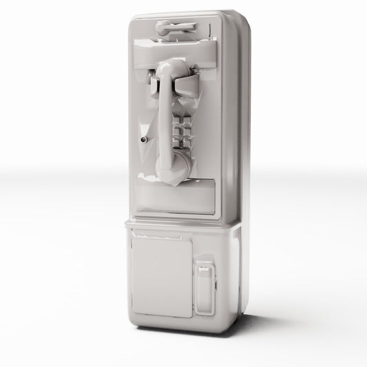 Diorama Modellbau Produktfoto 0: Diorama Straße: Öffentliches Telefon mit Hörer (Ref. 1088D)