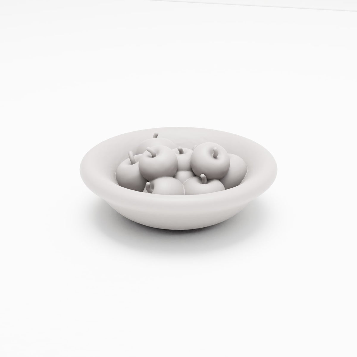 MyPortal 108 2: Diorama Küche & Tafel: Obstschale mit Äpfeln (Ref. 108D)