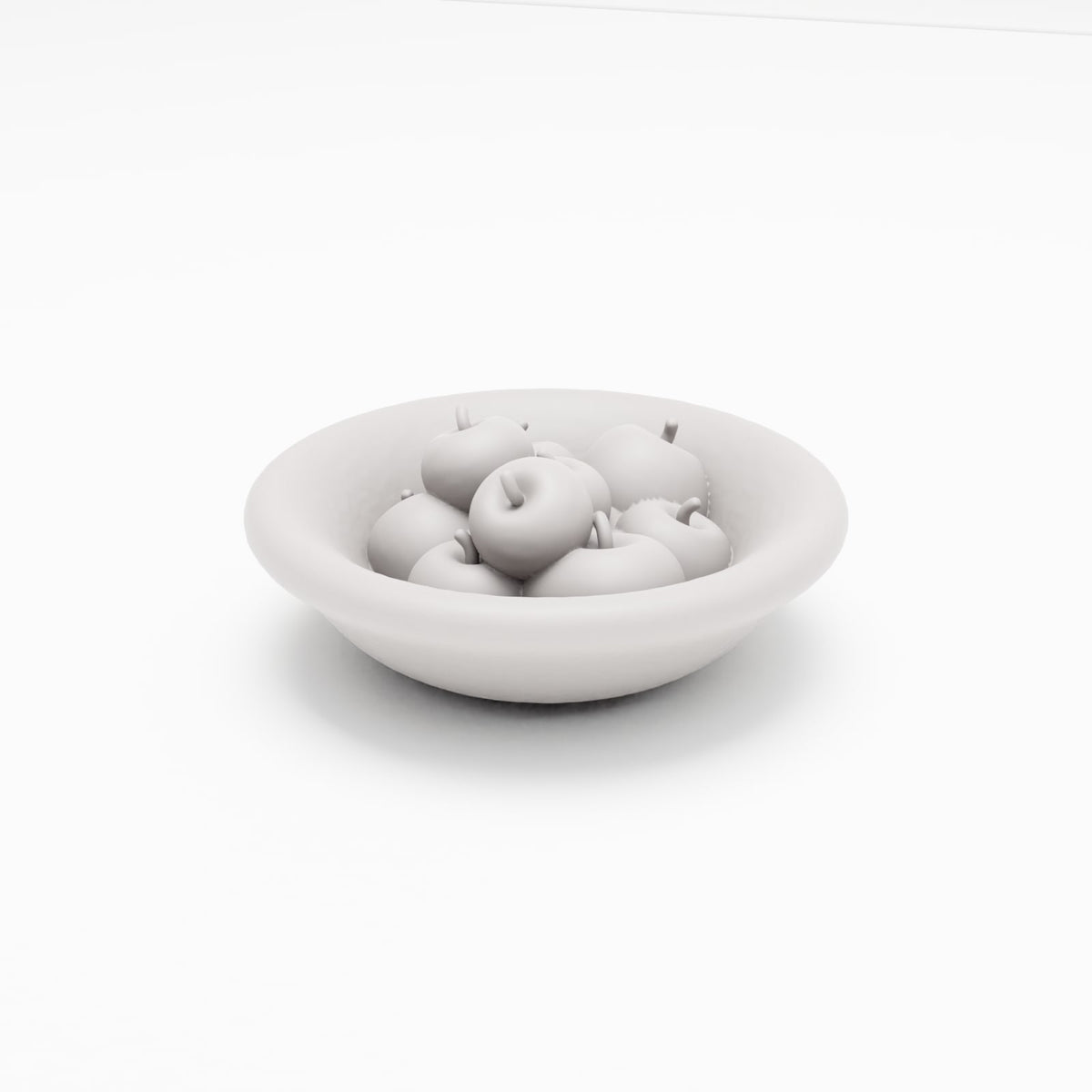 MyPortal 108 3: Diorama Küche & Tafel: Obstschale mit Äpfeln (Ref. 108D)
