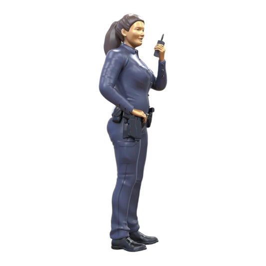 Produktfoto Diorama und Modellbau Miniatur Figur: Polizistin 1