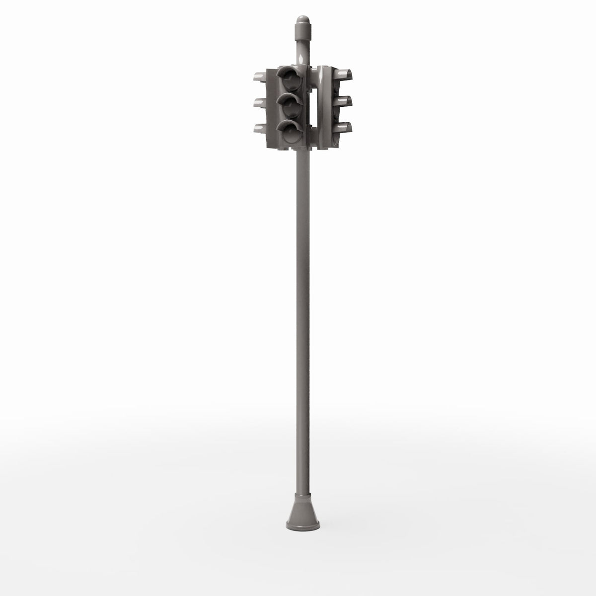 Diorama Modellbau Produktfoto 0: Diorama Straße: Verkehrssignal-Mast mit Ampeln (Ref. 1136D)
