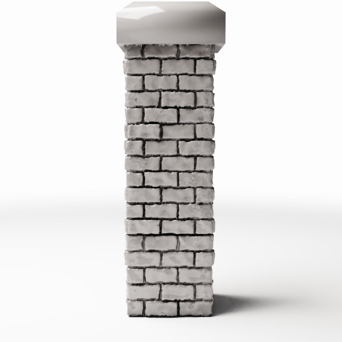 Foto prodotto per diorami e modellismo 2: Edificio per diorama: pilastro basso in mattoni (Ref. 1199D)