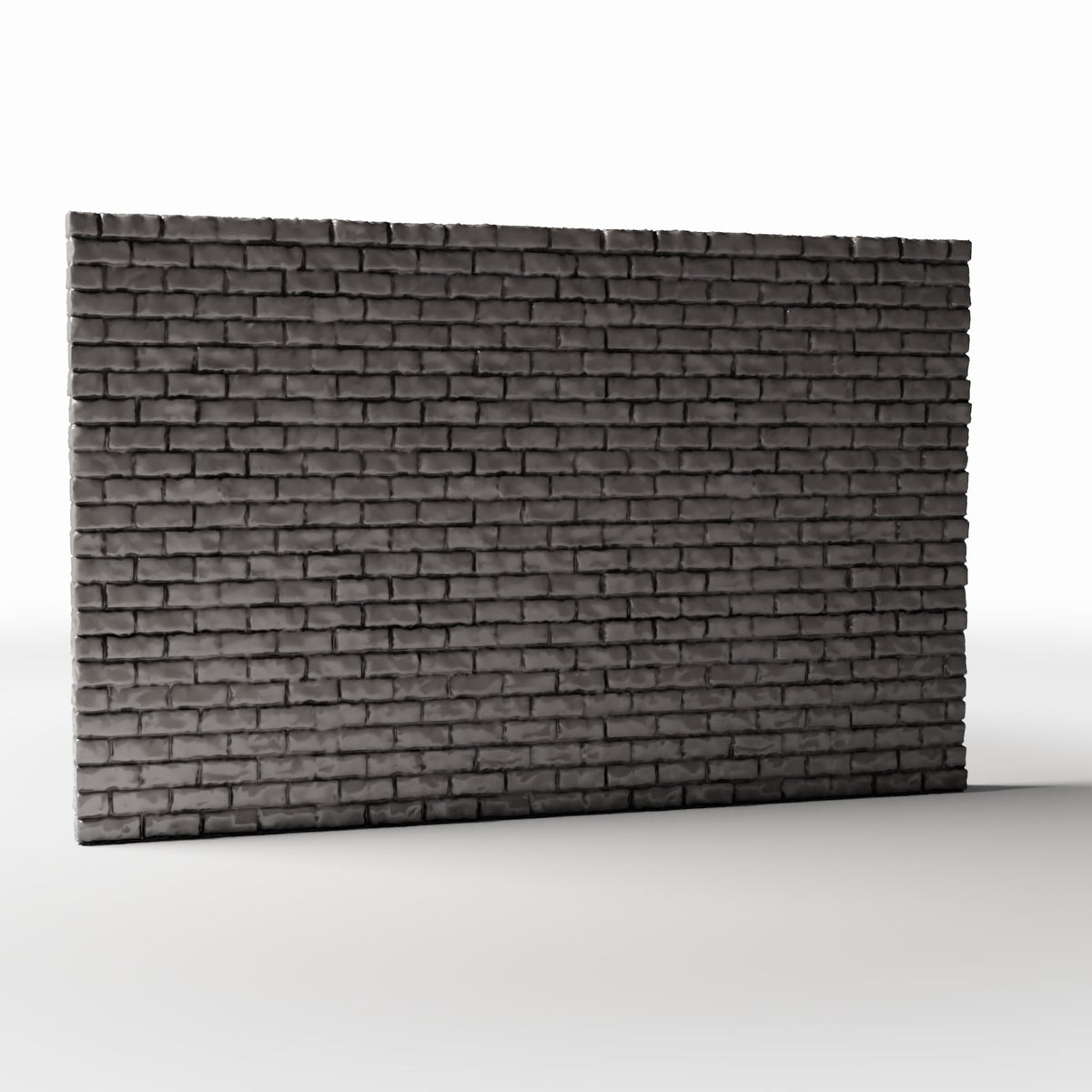 Diorama Modellbau Produktfoto 3: Diorama Gebäude: Hohe unbeschädigte Ziegelmauer (Ref. 1200D)
