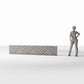 Foto prodotto per diorami e modellismo 1: Edificio per diorama: muro basso in mattoni (Ref. 1203D)