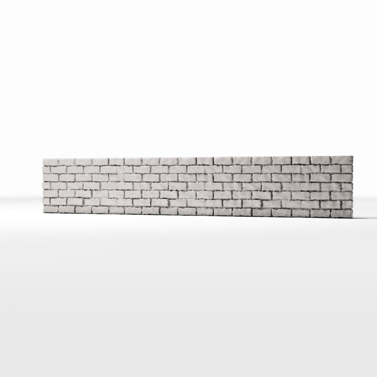 Foto prodotto per diorami e modellismo 0: Edificio per diorama: muro basso in mattoni (Ref. 1203D)