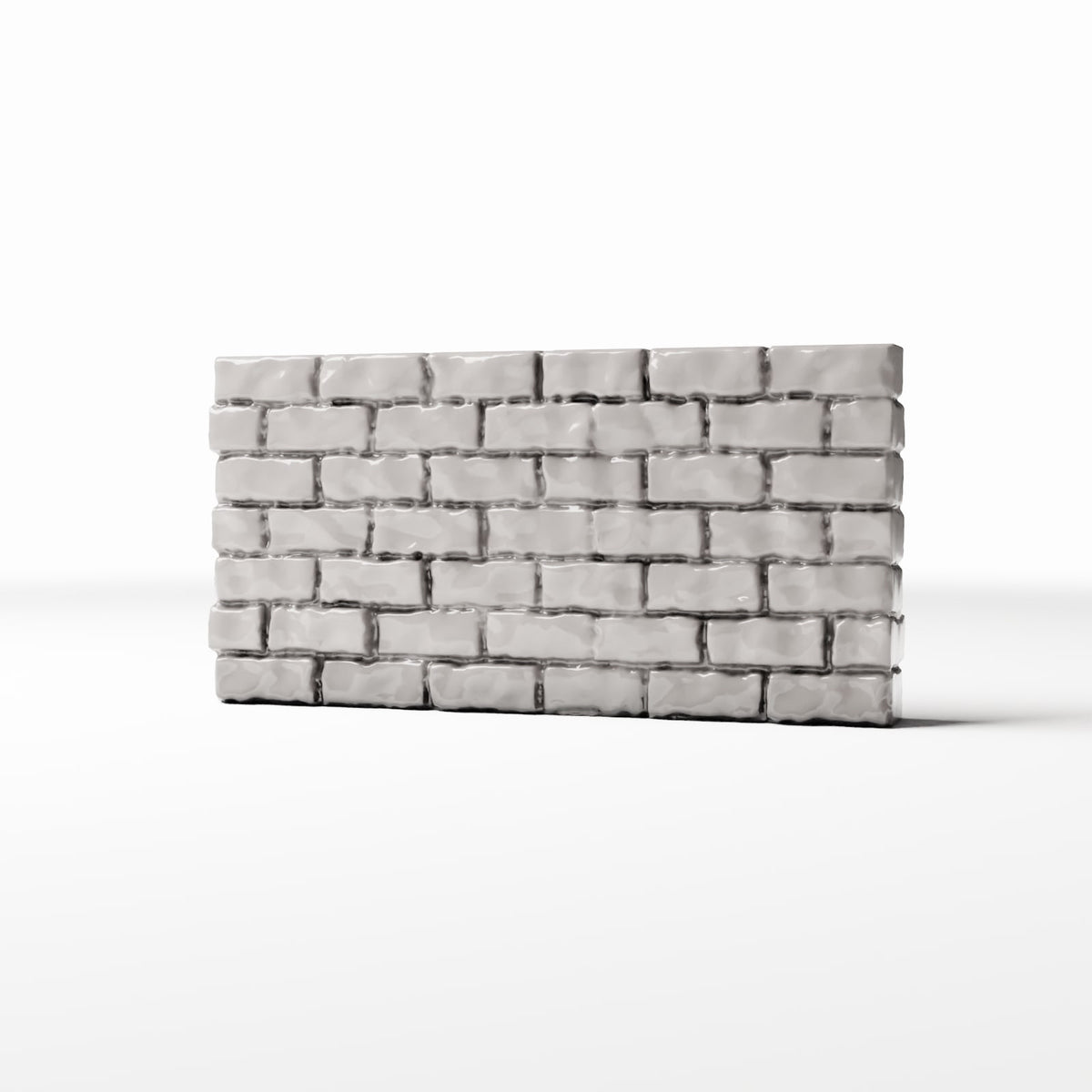 Foto prodotto per diorami e modellismo 0: Edificio per diorama: muro di mattoni basso e stretto (Ref. 1205D)