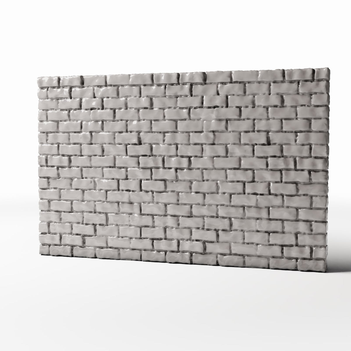 Foto prodotto per diorami e modellismo 0: Edificio per diorama: muro di mattoni integro, largo (Ref. 1206D)