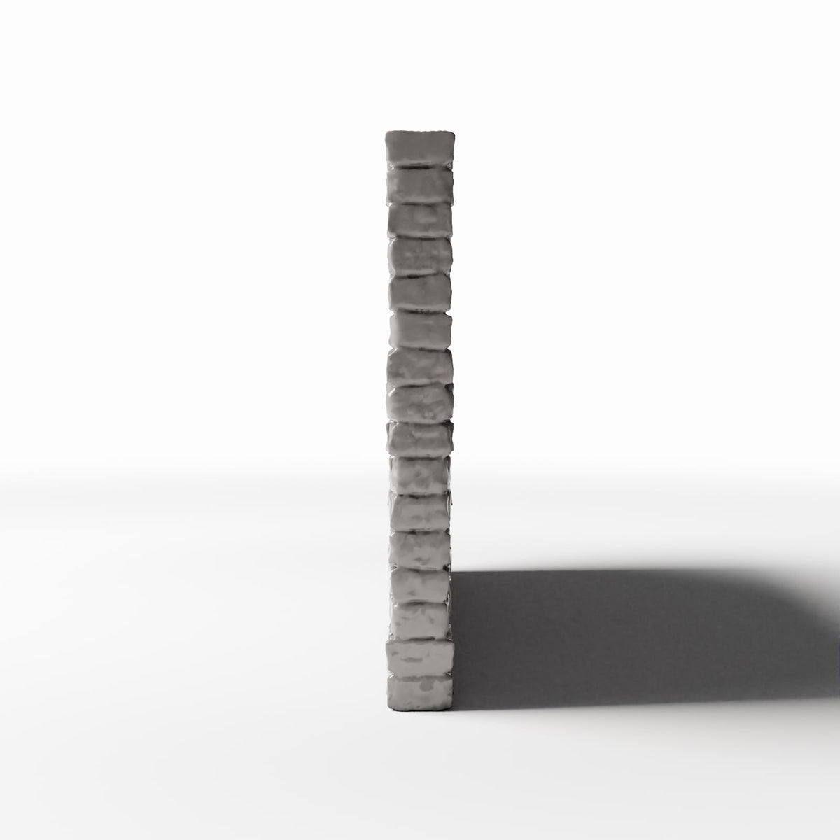 Foto prodotto per diorami e modellismo 2: Edificio per diorama: muro di mattoni integro, largo (Ref. 1206D)