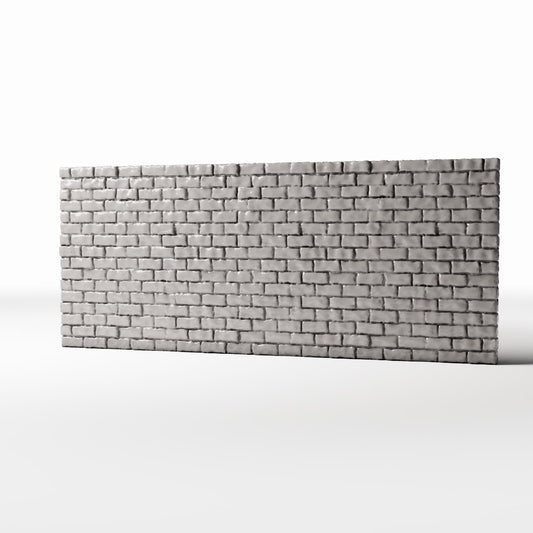 Foto prodotto per diorami e modellismo 0: Edificio per diorama: muro di mattoni integro (Ref. 1207D)