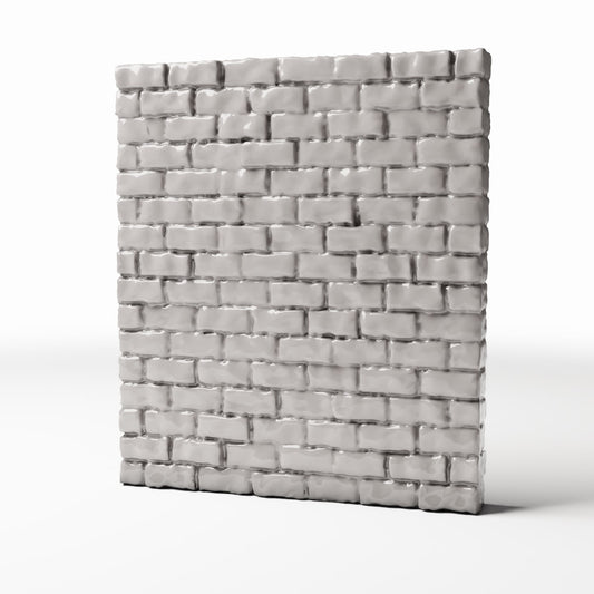 Foto prodotto per diorami e modellismo 0: Edificio per diorama: muro stretto in mattoni intatto (Ref. 1208D)
