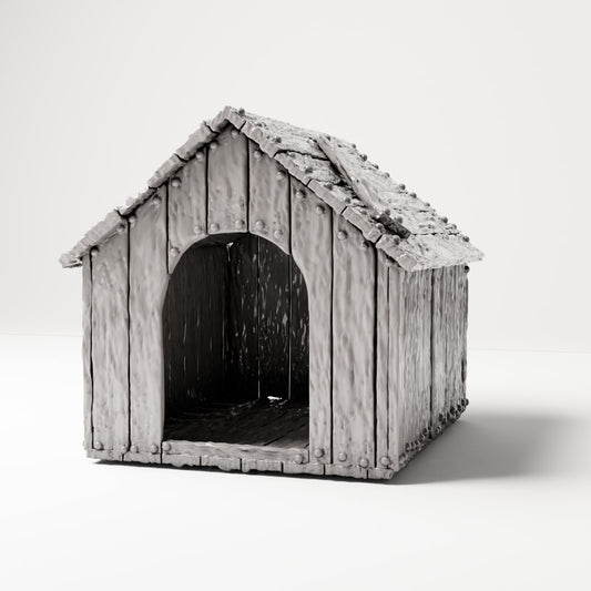 MyPortal 127 0: Terreno da diorama: cuccia per cani deteriorata (Rif. 127D)
