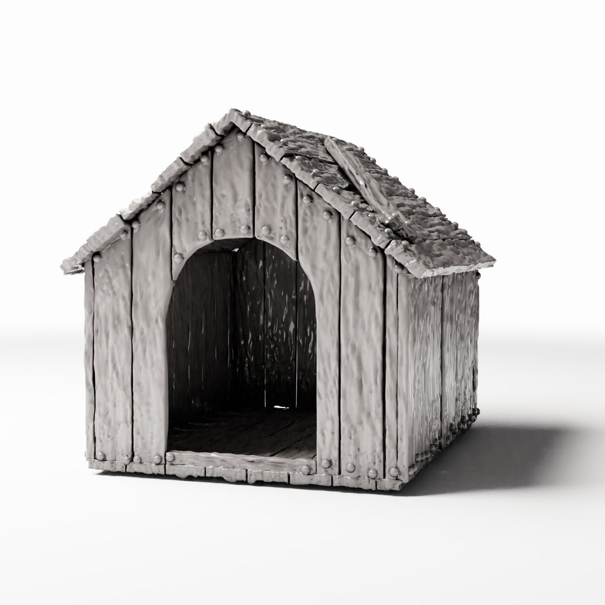 Foto prodotto per diorami e modellismo 0: Terreno per diorama: cuccia per cani deteriorata (Rif. 127D)