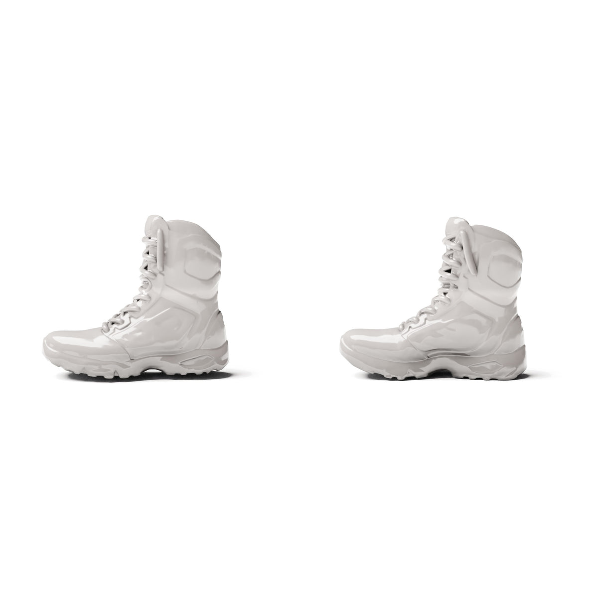 Diorama Modellbau Produktfoto 2: Diorama Militär: Paar moderne Kampfstiefel (Ref. 1289D)