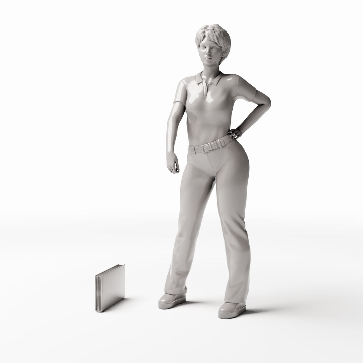 Foto prodotto per diorami e modellismo 1: Arredi per diorami: libro in piedi per scaffali in miniatura (Ref. 1316D)