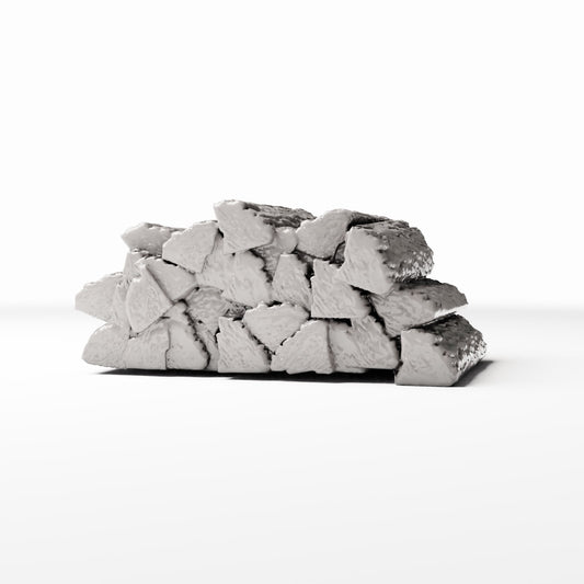 Diorama Modellbau Produktfoto 0: Diorama Werkstatt: Brennholzstapel für Werkstattdiorama (Ref. 1481D)