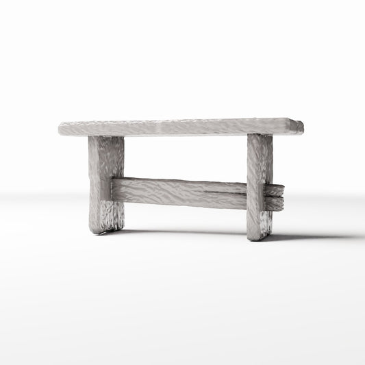 Foto prodotto per diorami e modellismo 0: Arredi per diorama: panca rustica in legno in miniatura (Ref. 1487D)